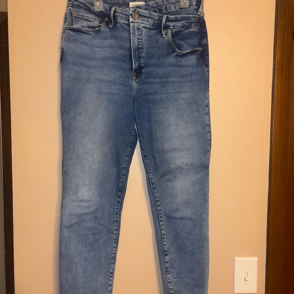 Good American CrossOver waist skinny jean